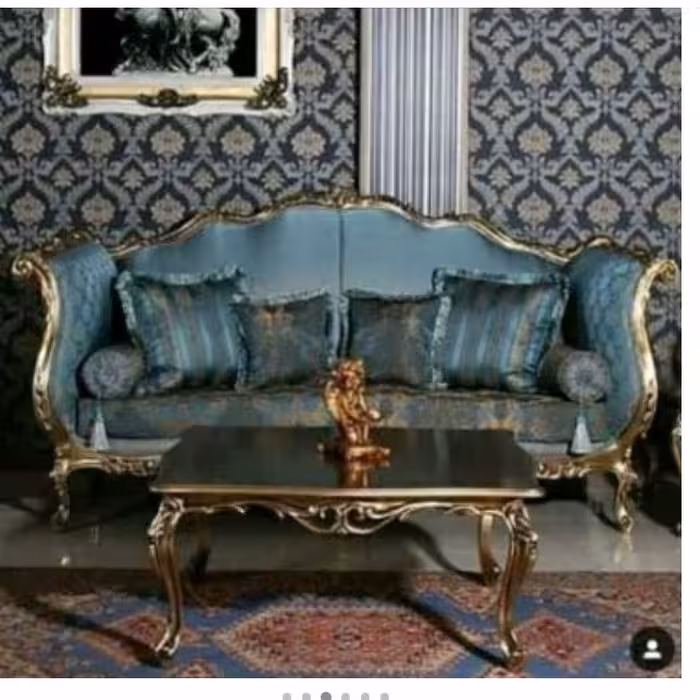 مبل کویین فرانسوی 7نفره با کیفیت وعالی