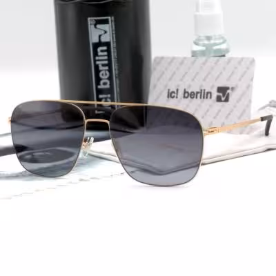 عینک آفتابی خلبانی تیتانیومی آیس برلین ic! Berlin 8915 UV400 POLARIZED