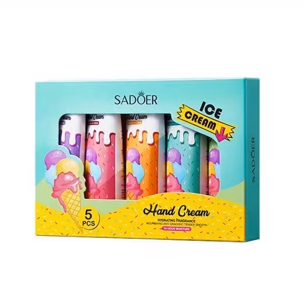 پک پنج عددی کرم دست بستنی قیفی میوه ای