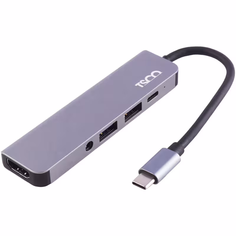 هاب تایپ سی به USB 3.0/HDMI/AUX/Type-C PD تسکو مدل THU 1160
