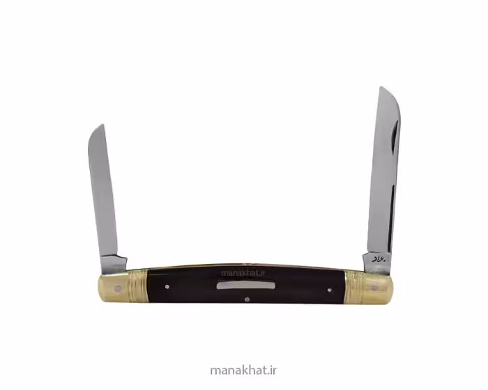 قلمتراش خوشنویسی دو تیغه جواد توسلی دسته فیبر مشکی