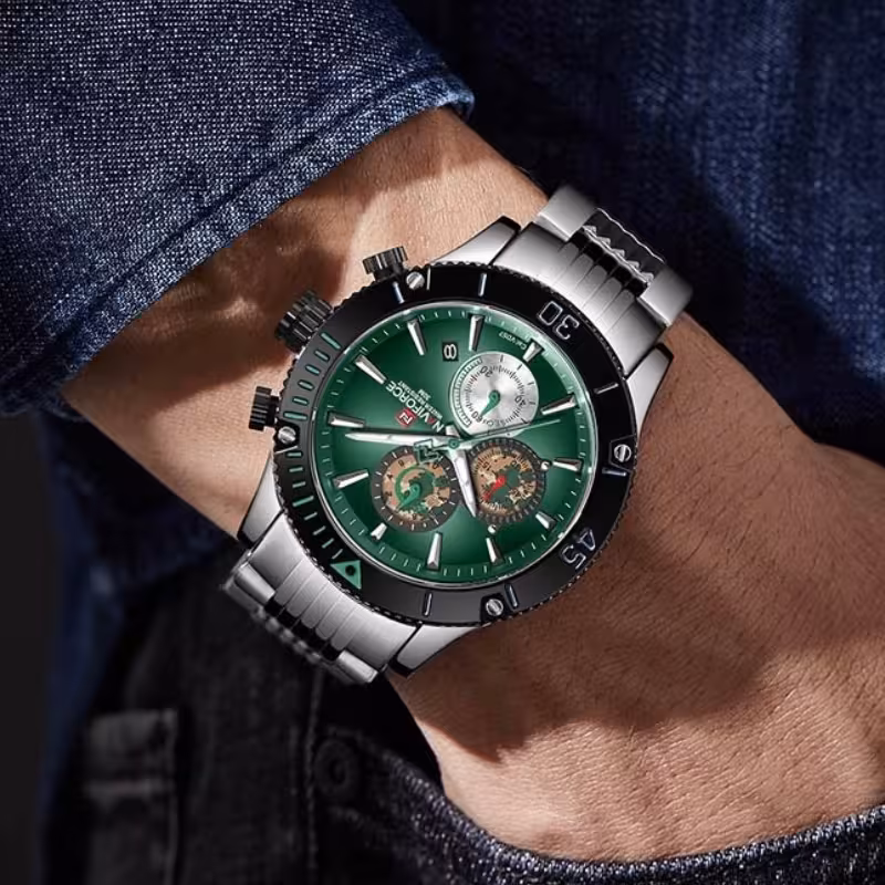 ساعت مردانه از برند شرکتی نوی فورس مدل 9173