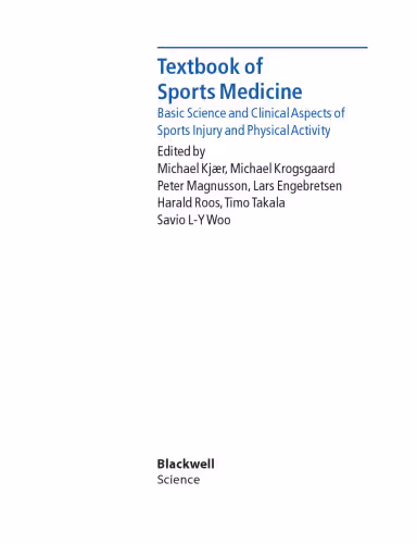 خرید و دانلود نسخه کامل کتاب Textbook of Sports Medicine: Basic Science and Clinical Aspects of Sports Injury and Physical Activity