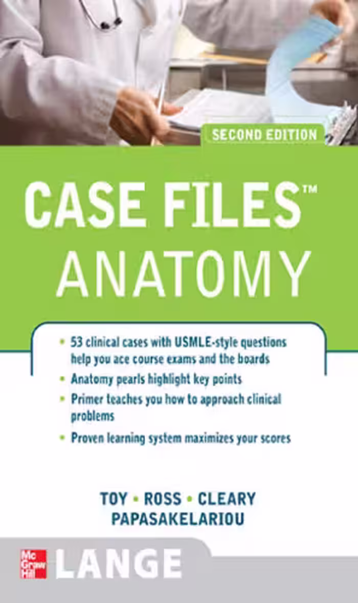 خرید و دانلود نسخه کامل کتاب Case Files Anatomy, Second Edition (Lange Case Files)