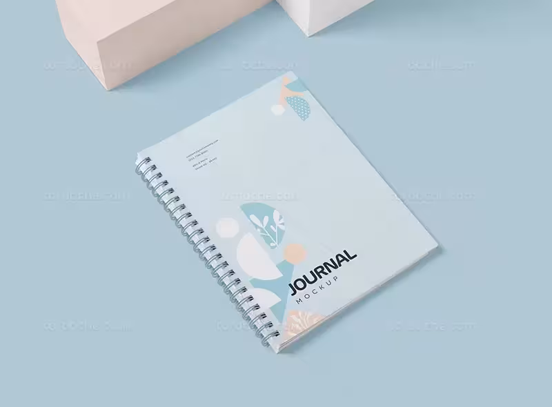 طرح موکاپ جلد دفتر | گرافیک با طعم تربچه