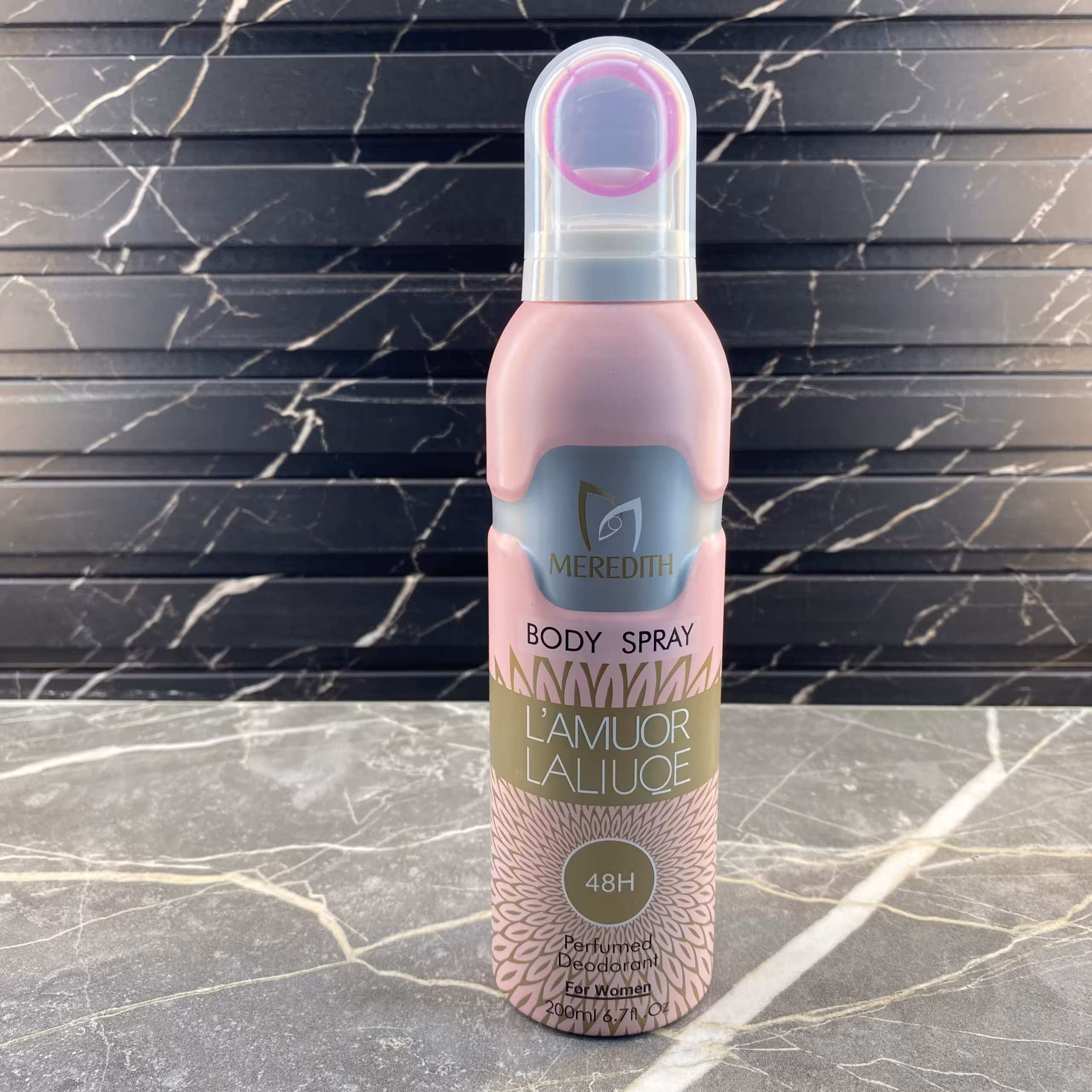 اسپری بدن مردیت زنانه مدل لالیک لامور | Meredith Body Spray Lalique L’Amour حجم 200 میل