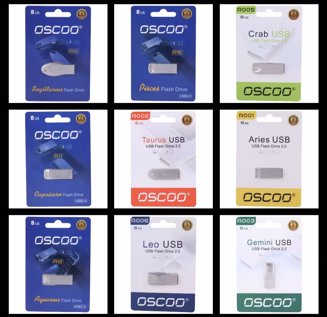 فلش 8 گیگ اسکوو OSCOO  جور رندوم