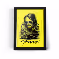 تابلو قاب سایبرپانک Cyberpunk 2077