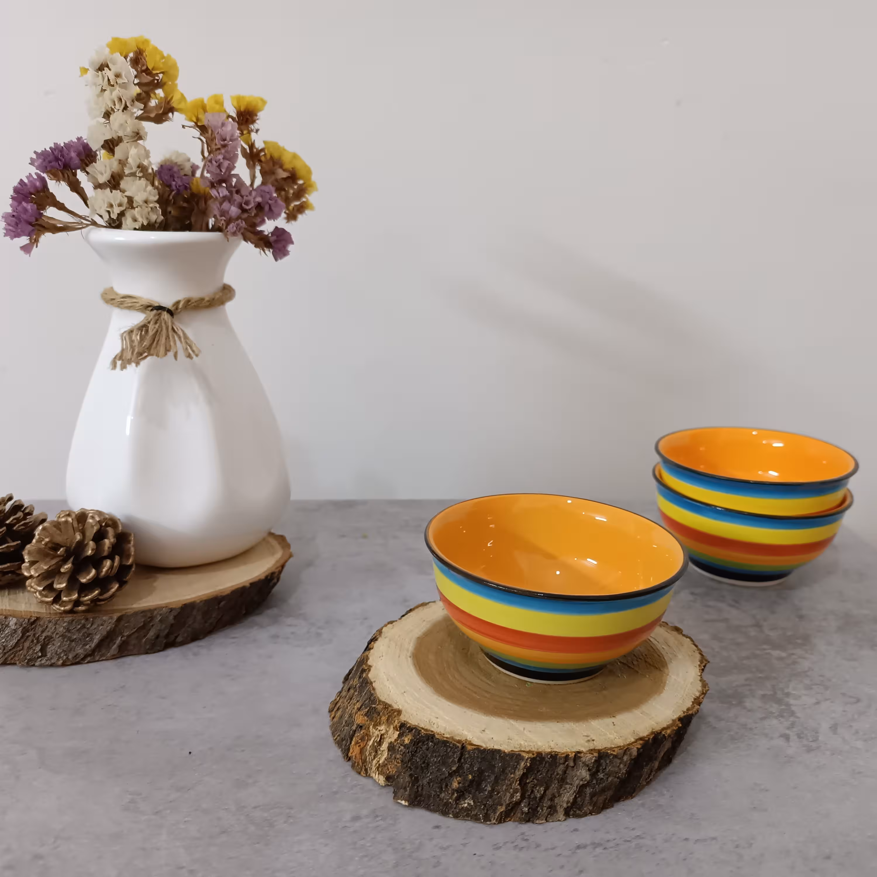 ماست خوری رنگین کمان  6 عددی