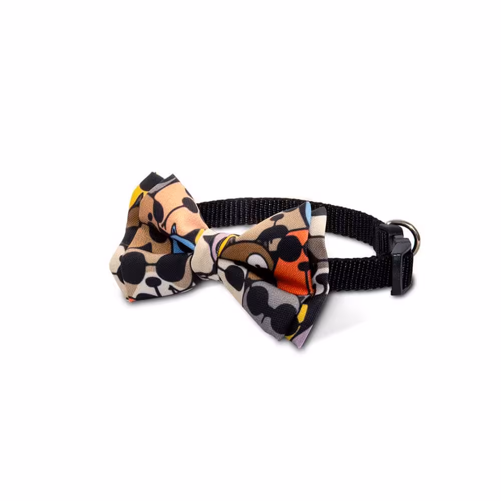 قلاده پاپیون گربه نیناپت مدل عینک