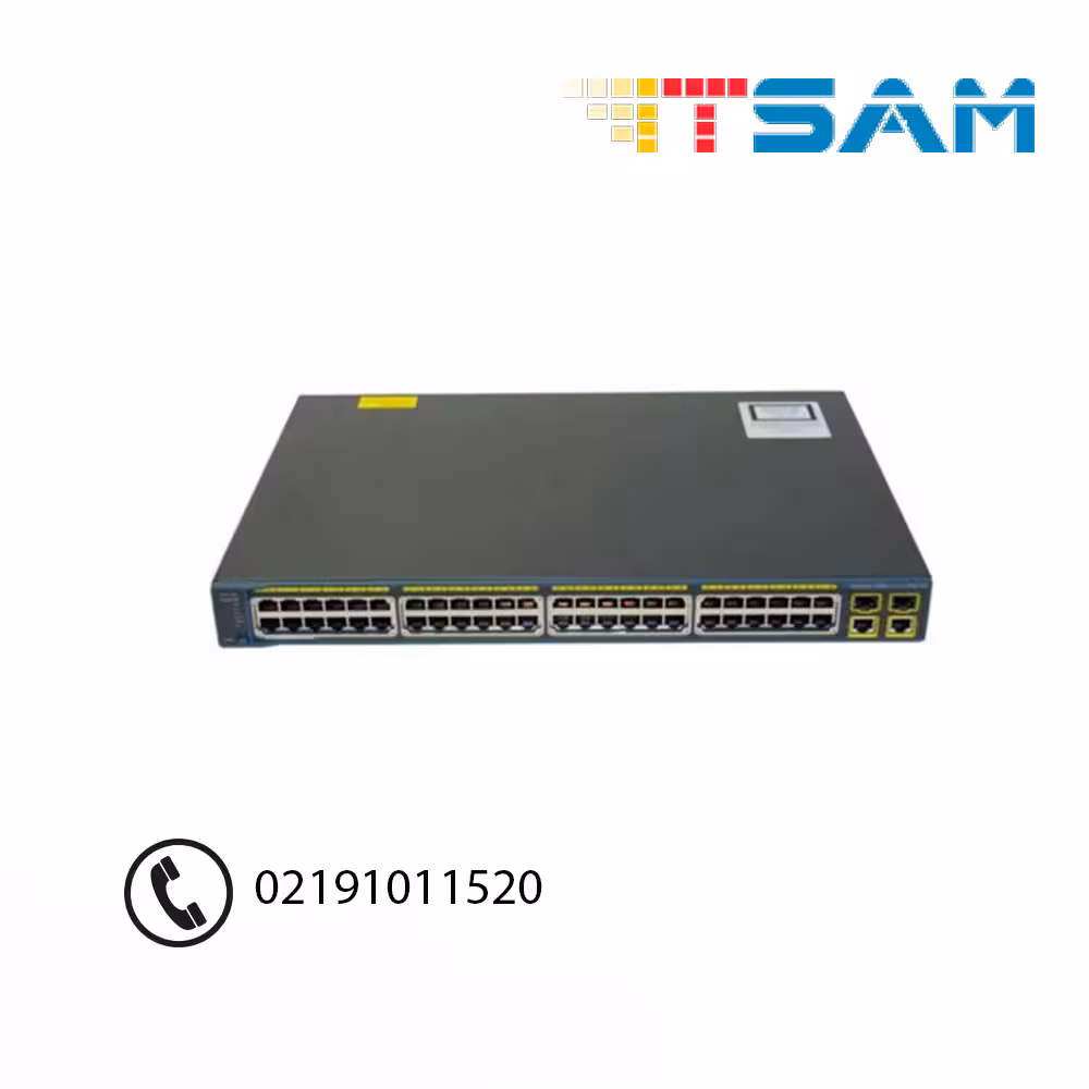سوئیچ 48 پورت سیسکو مدل WS-C2960-48PST-L