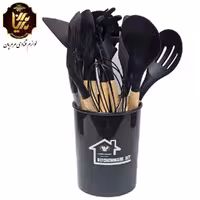 ست کفگیر ملاقه 12 پارچه سیلیکونی