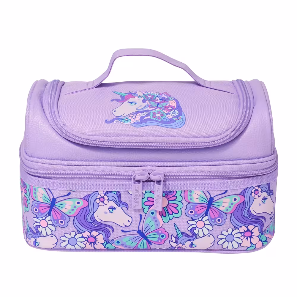 کیف غذا 2 طبقه Smiggle طرح یونی کورن یاسی