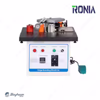 دستگاه لبه چسبان رونیا منحنی صفحه غلطک دار رومیزی مدل RONIA ERS12