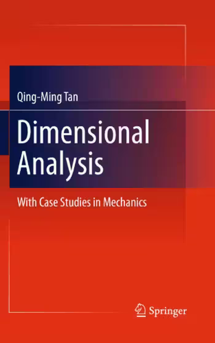 خرید و دانلود نسخه کامل کتاب Dimensional Analysis