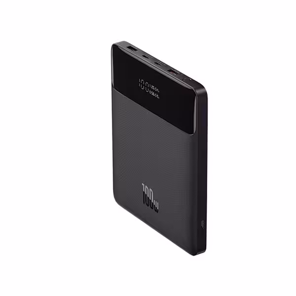 پاوربانک باسئوس مدل Blade PPDGL-01 ظرفیت 20000 میلی آمپر ساعت با توان 100 وات همراه با کابل