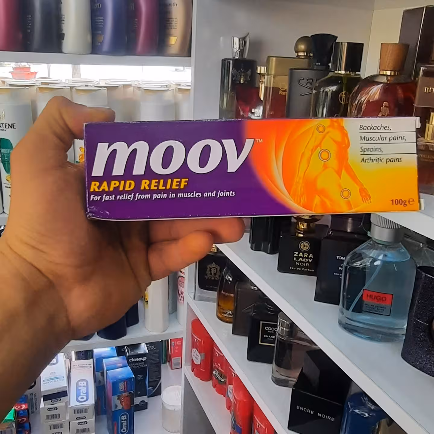 کرم تسکین فوری درد موو100گرمی