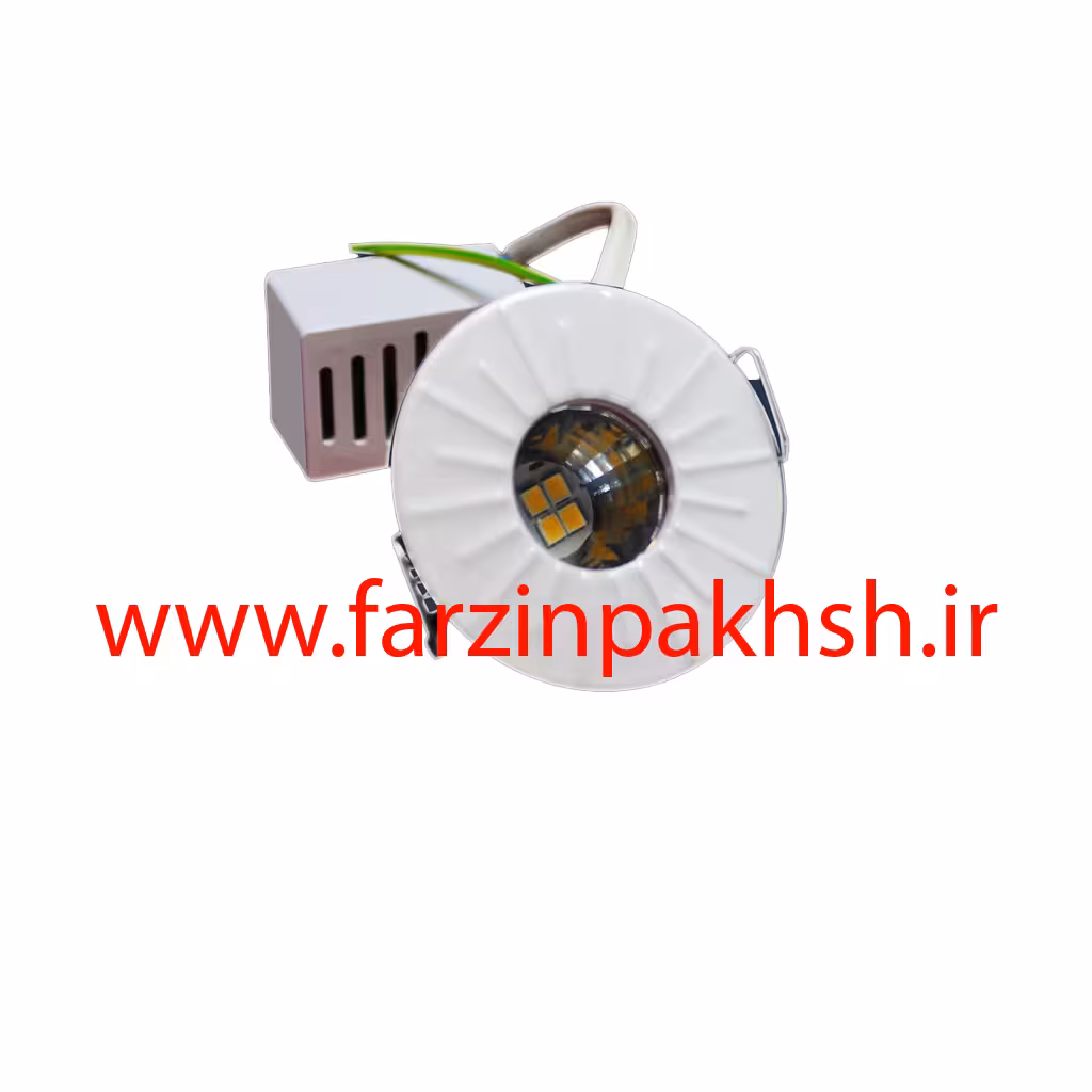 چراغ چشمی توکار 4 وات مدل گرد شاه چراغ پارسیان