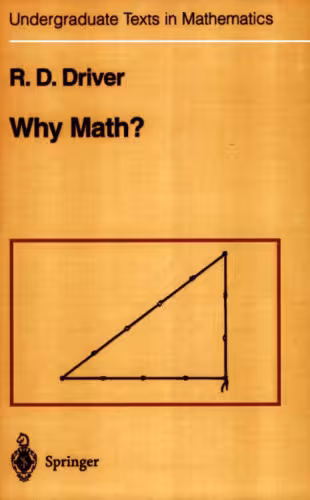 خرید و دانلود نسخه کامل کتاب Why Math?