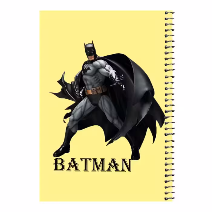 دفتر مشق 80 برگ اس جی مدل بتمن کد 22