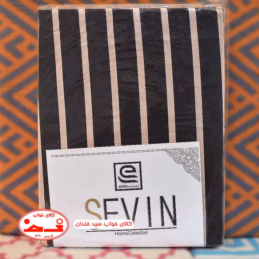 نیم ست ملحفه یک نفره قهوه