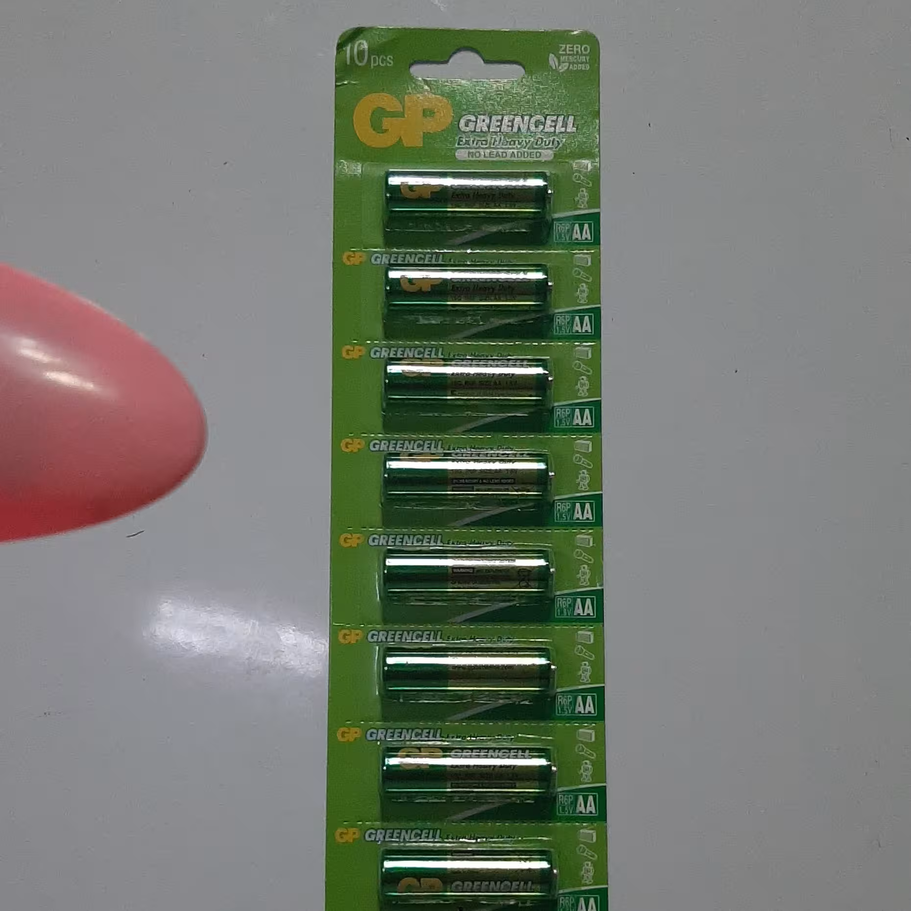 پک ده عددی ورقه ای پرفراژ دار باتری قلمی GP سال 2024