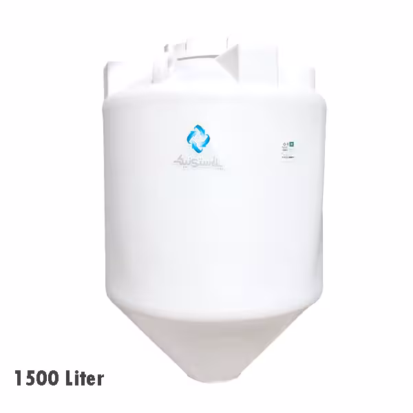 مخزن قیفی پلاستونیک 1500 لیتری سه لایه