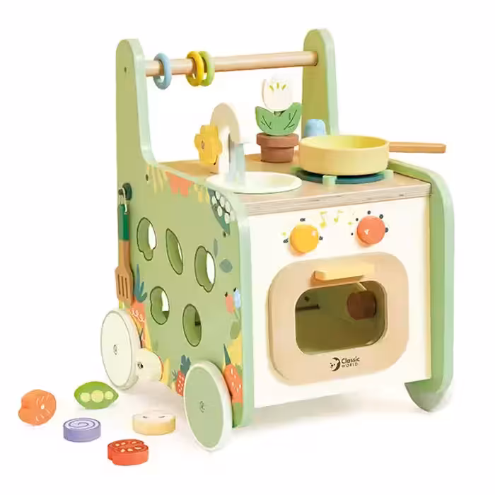 واکر آشپزخانه چوبی کودک کلاسیک ورد Classic World