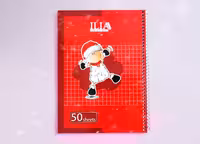 دفتر شطرنجی 50 برگ سیمی ILIA کد 59