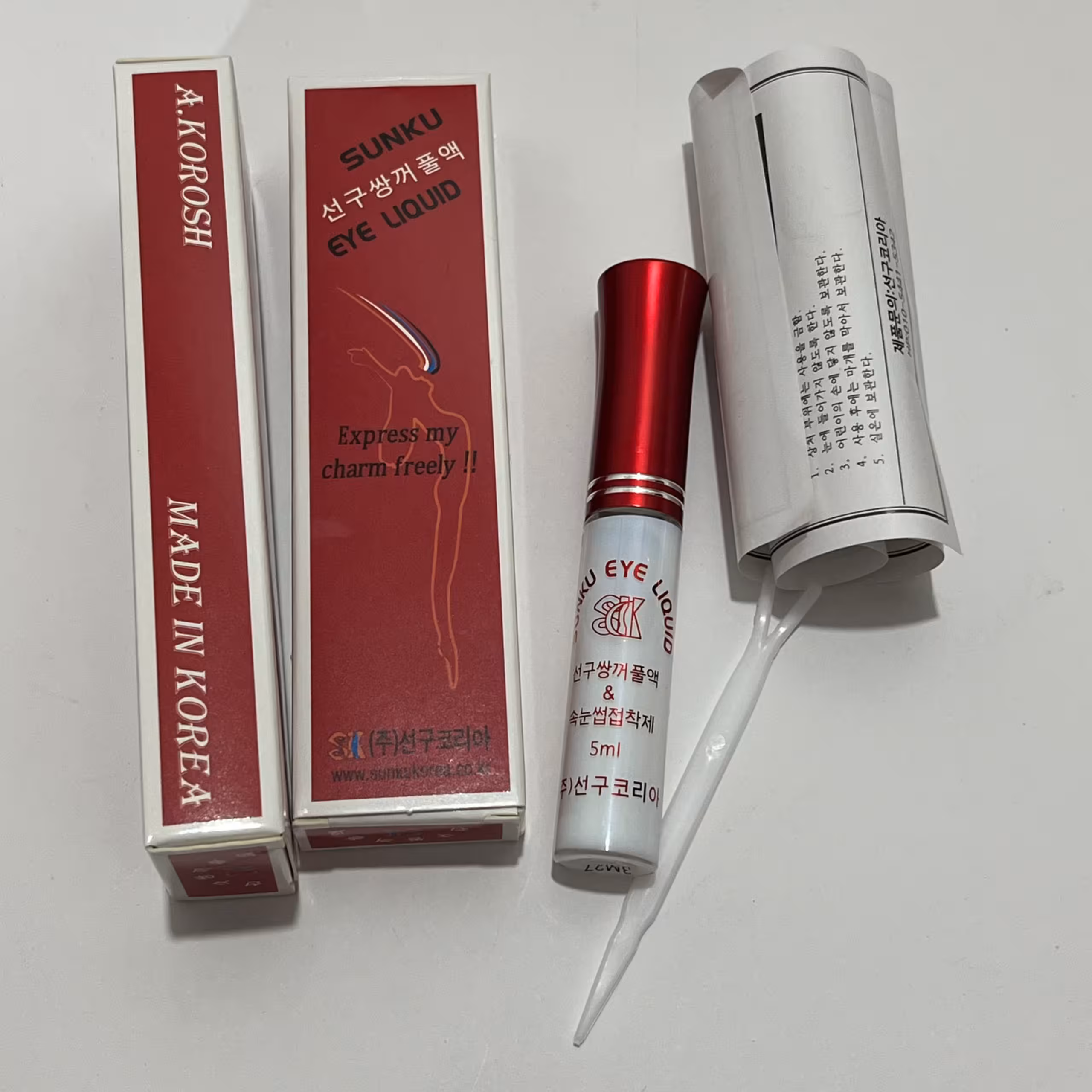 چسب مژه کاشت موقت براش دار اصل سانکو  5گرم