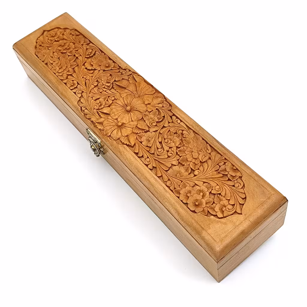 جاقلمی چوبی منبت