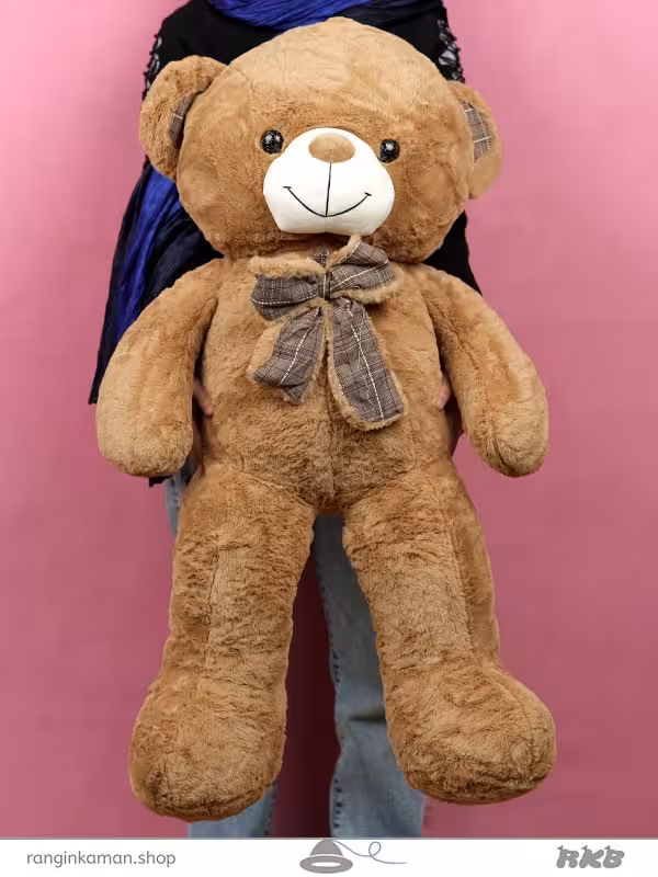 عروسک خرس پاپیون بزرگ کد 36_943 Big Bow Tie Bear Doll