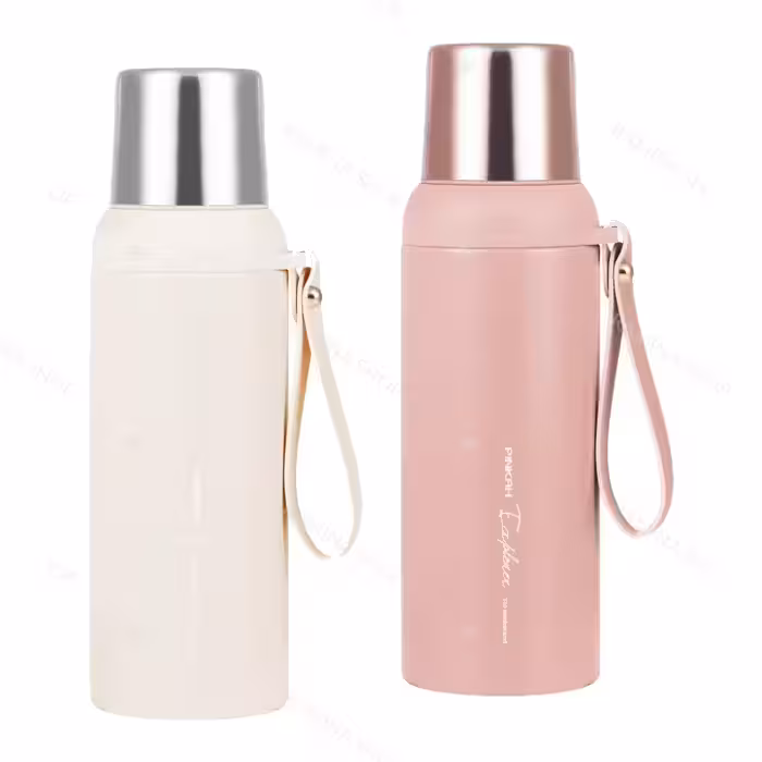 فلاسک نوشیدنی استیل 600 میل بند دار پینکا Pinkah