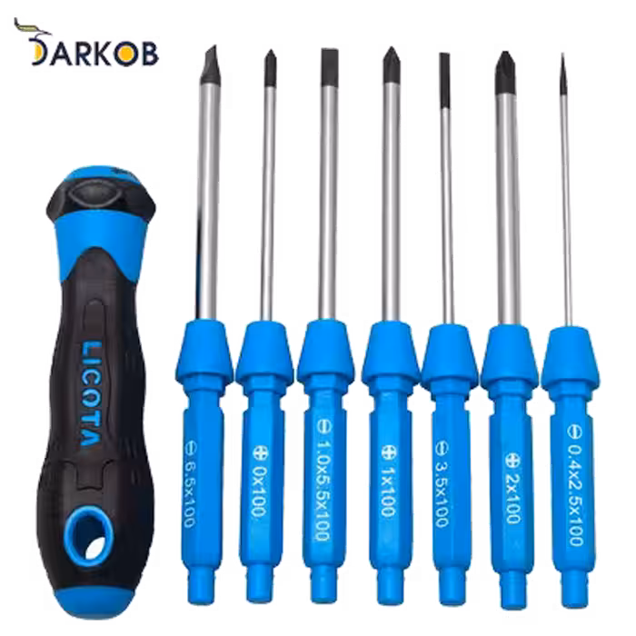 مجموعه 7 عددی پیچ گوشتی لیکوتا مدل ASD-CHS102K