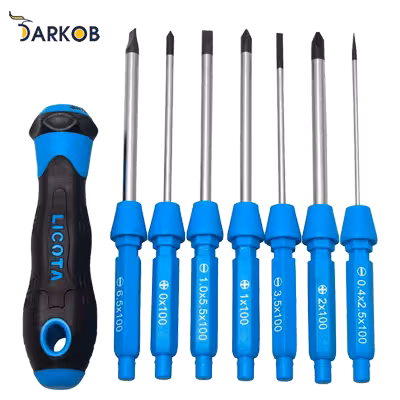 مجموعه 7 عددی پیچ گوشتی لیکوتا مدل ASD-CHS102K