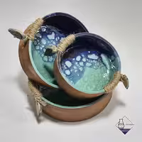 ست کاسه سه عددی برگ طرح پنج
