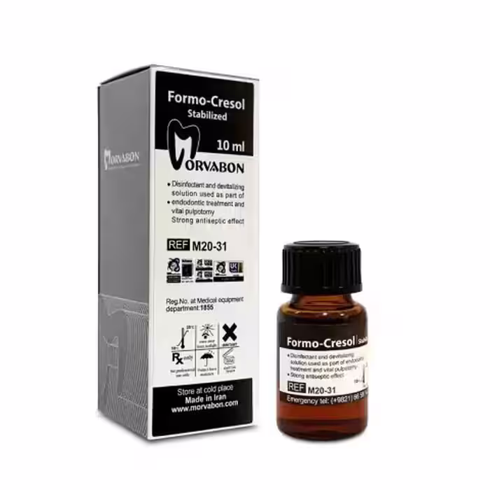 محلول فرموکرزول Formo Cresol مروابن - فروشگاه تخصصی دندانپزشکی سپیرا