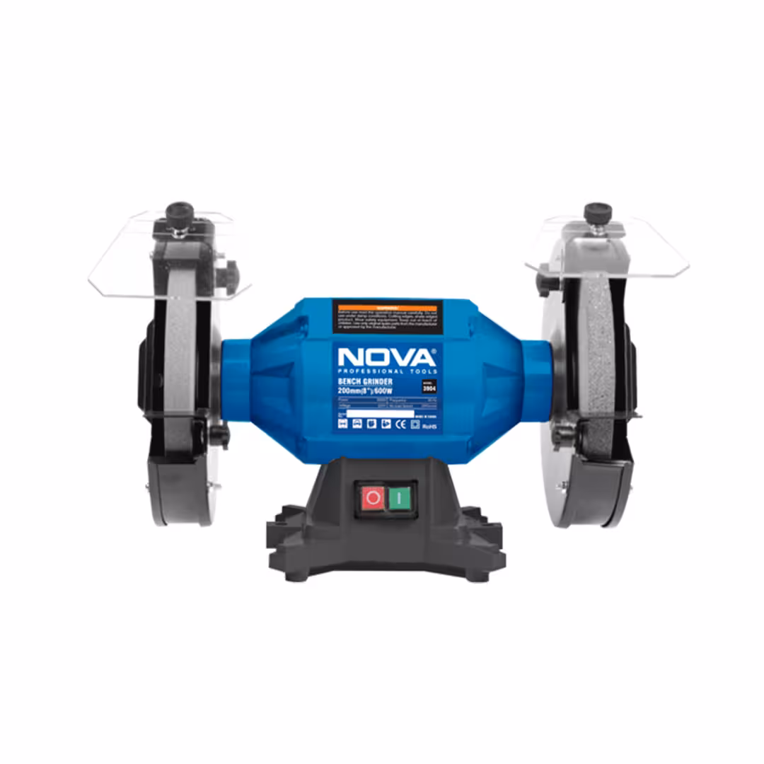 چرخ سنباده رومیزی 3904 نووا 600 وات 200 میلیمتری
