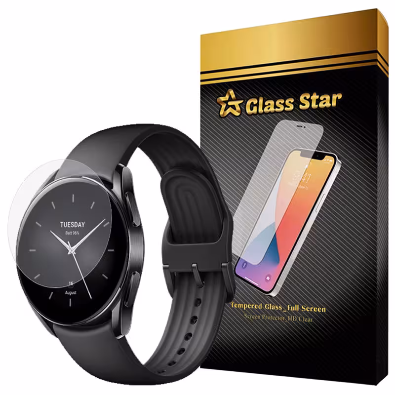 محافظ صفحه نمایش گلس استار مدل SMWG20 مناسب برای ساعت هوشمند شیائومی Watch S2 42 mm