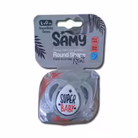 پستانک سر گرد بادامی سامی SAMY قاب کریستال