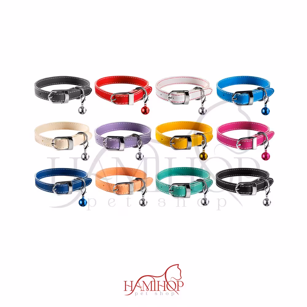 قلاده چرم نیناپت گردنی سایز یک ninapet