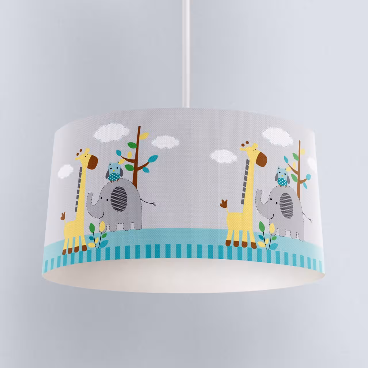 لوستر بچگانه طرح فیل و زرافه کد A2720