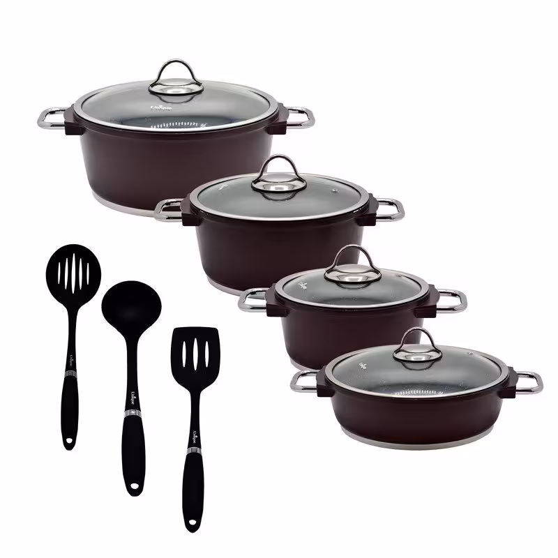 سرویس پخت و پز یونیک 11 پارچه مدل بورگاندی کد 7628