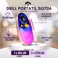 سوهان ناخن برقی شارژی (طرح موبایلی) مدل SG-706