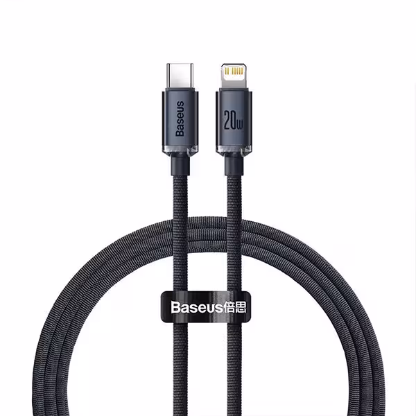 کابل شارژر لایتنینگ باسئوس مدل CAJY000201