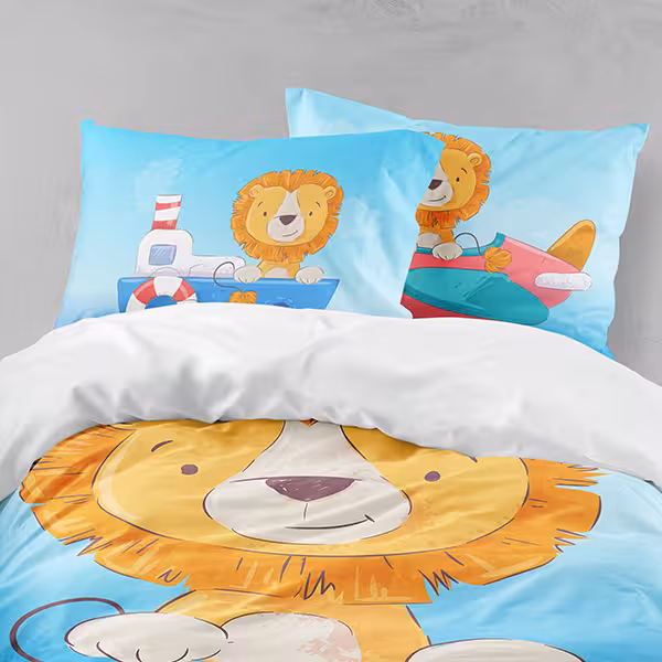 ست روتختی حیوانات دستیکور مدل شیر