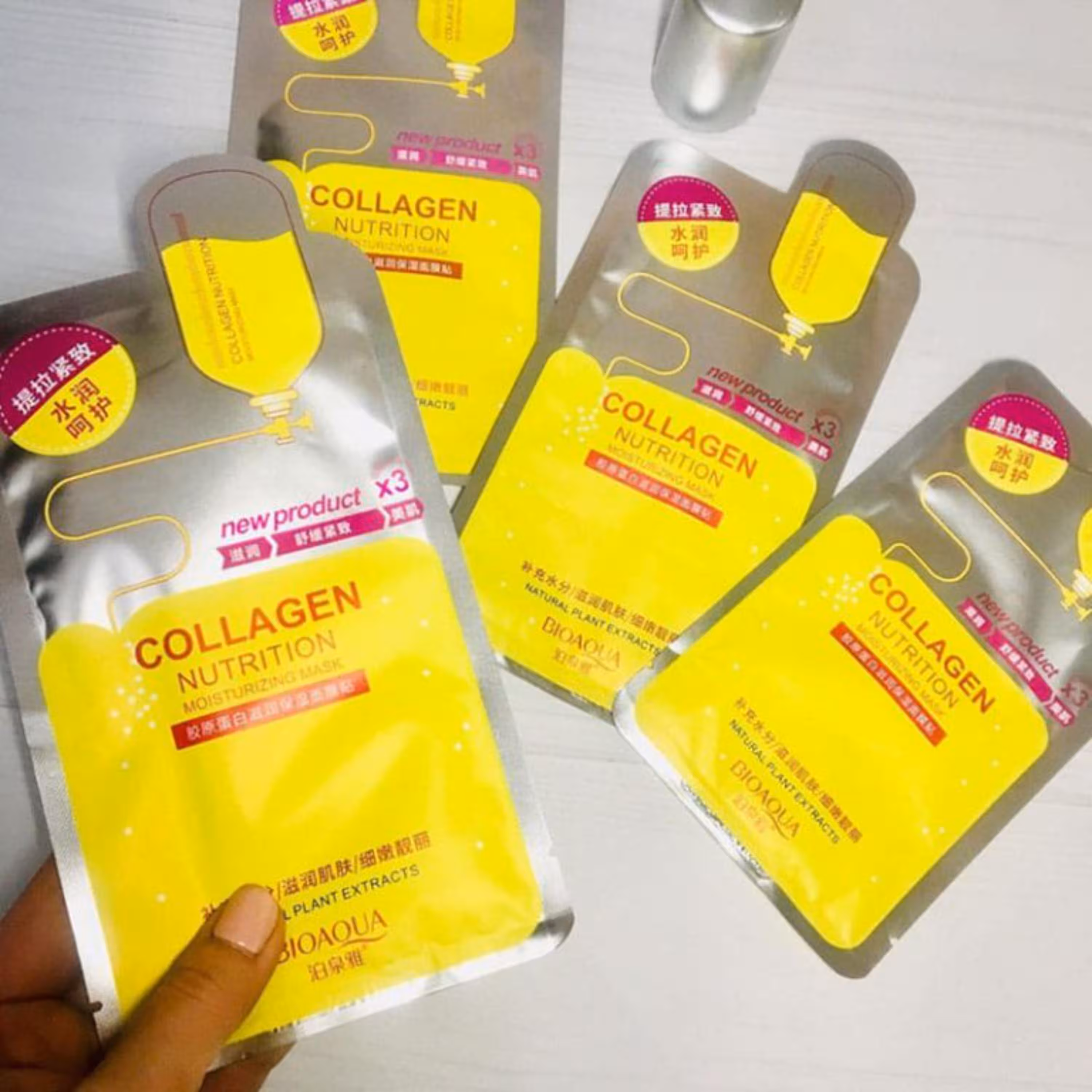 ماسک ورقه ای مرطوب کننده کلاژن بیواکوا