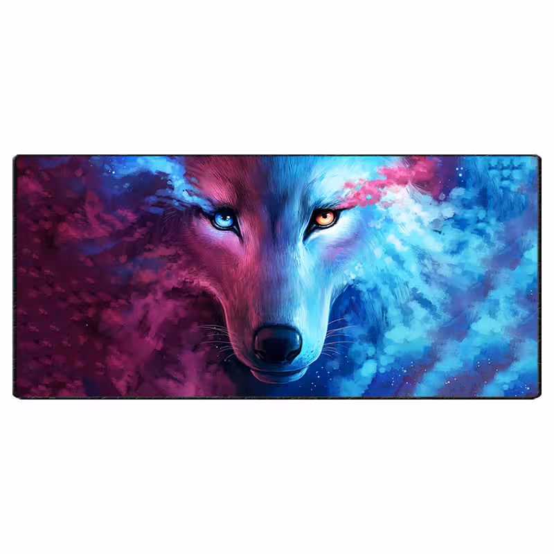 ماوس پد گیمینگ طرح WOLF