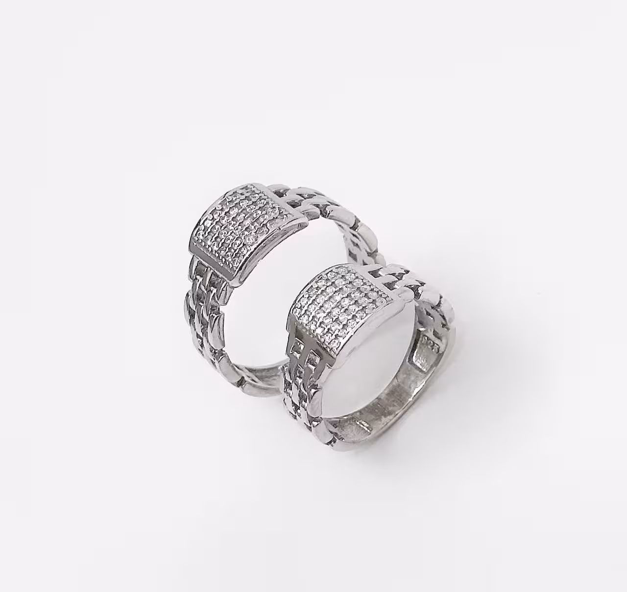 حلقه ست ازدواج نقره کد 00122