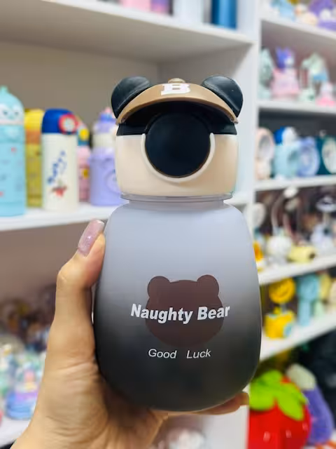 قمقمه طرح خرس پاستیلی 3